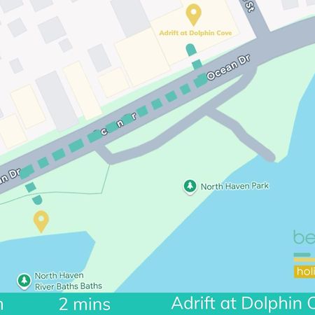 Adrift At Dolphin Cove Apt 5 - Riverfront Modern Северен Хейвън Екстериор снимка